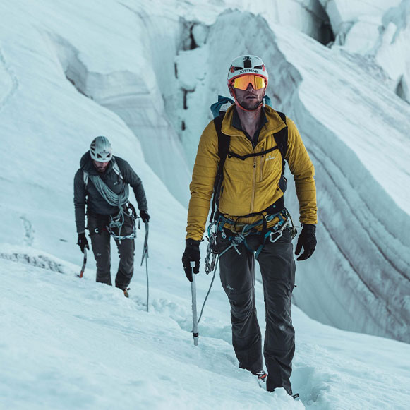 Eiger Mountain climbers